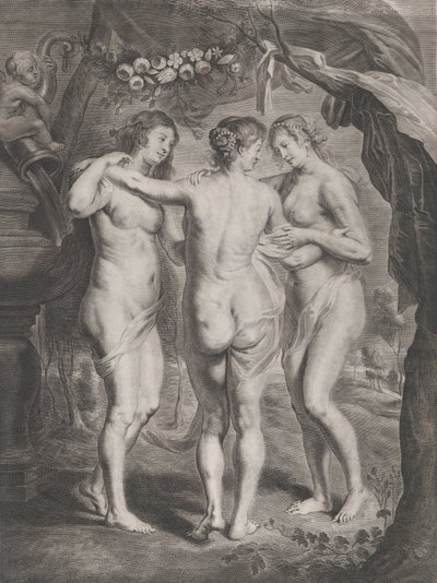 Les Trois Grâces, vers 1630-45 - Pieter de Jode II