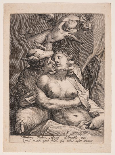 Mercure, Vénus et Cupidon - Pieter de Jode I