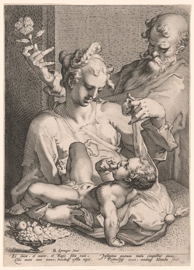 La Sainte Famille - Pieter de Jode I