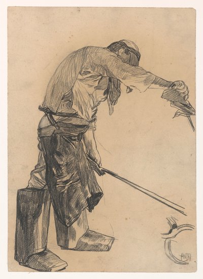 Ouvrier dans une aciérie - Pieter de Josselin