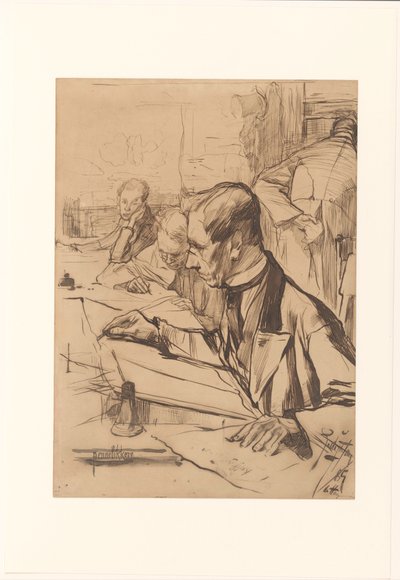 Les gratte-papier - Pieter de Josselin