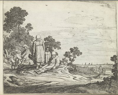 Paysage avec cavaliers - Pieter de Molijn