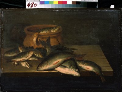 Nature morte aux poissons - Pieter de Putter