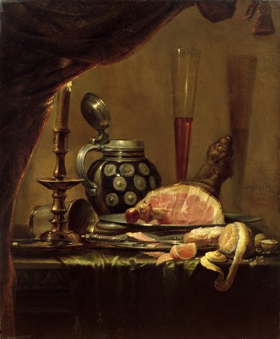 Nature Morte avec du Jambon - Pieter de Ring