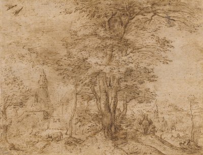 Un village avec un groupe d