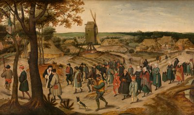 Une procession de mariage - Pieter the Younger Brueghel