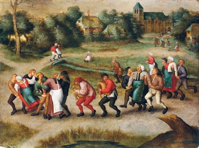 Pèlerinage des épileptiques à Molenbeek - Pieter the Younger Brueghel