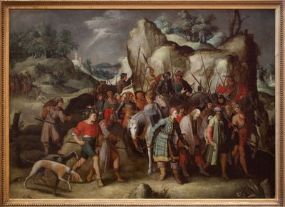 Saint Paul conduit à Damas (Syrie), après sa conversion. Ce tableau, directement d