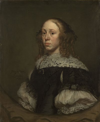 Portrait de femme - Pieter van Anraedt
