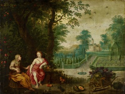 Vertumne et Pomone - Pieter van Avont