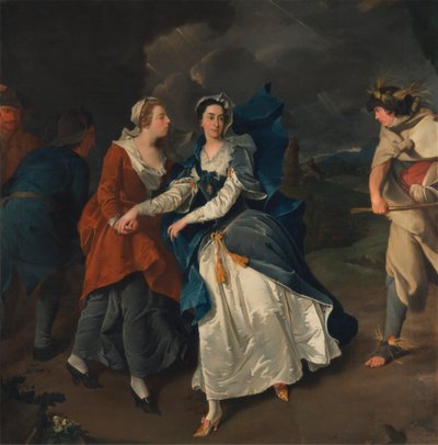 Mme Cibber en Cordelia - Pieter van Bleeck
