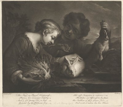 La servante dans le bonheur rural - Pieter van Bleeck