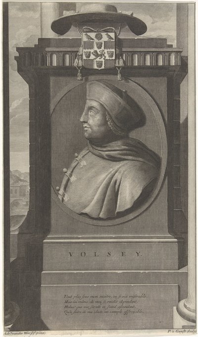 Portrait du cardinal Wolsey - Pieter van Gunst