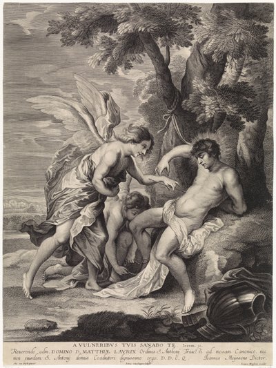 Saint Sébastien - Pieter van Schuppen