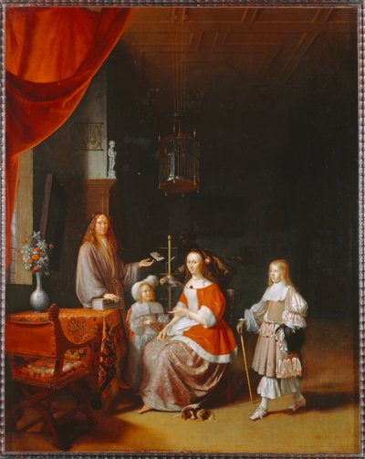 Frans Meerman, greffier de la Ville de Leyde et sa famille ... - Pieter van Slingelandt