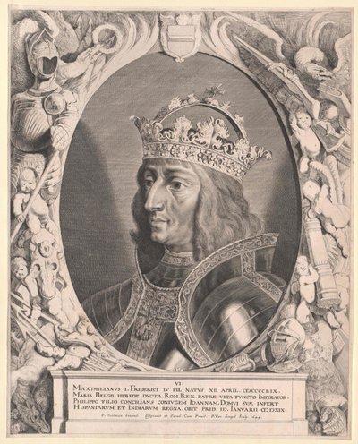 Saint-Empereur romain Maximilien I (impression) - Pieter van Sompel