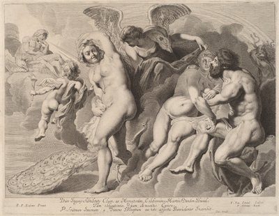 Ixion trompé par Junon - Pieter van Sompel