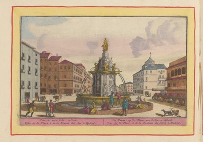 Fontaine sur la Plaza Puerta del Sol à Madrid - Pieter van den Berge