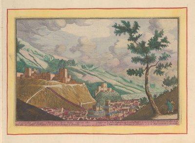 Vue de Grenade et des bâtiments de l