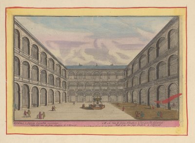 Vue de la cour intérieure d