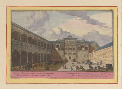 Cour intérieure du Real Alcázar à Séville - Pieter van den Berge