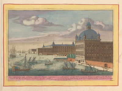 Vue sur le Palais Royal à Lisbonne - Pieter van den Berge