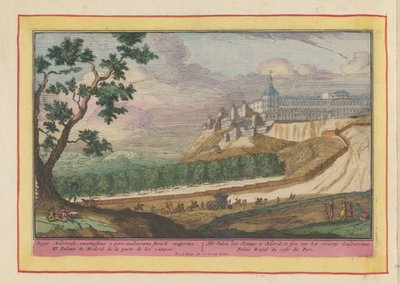 Vue du Palais Royal à Madrid - Pieter van den Berge