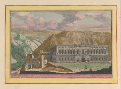 Vue du Palais de Charles V à Grenade (série: Theatrum Hispaniae) - Pieter van den Berge