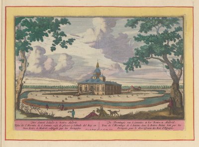 Église de Saint-Antoine dans les jardins du Palais du Buen Retiro à Madrid - Pieter van den Berge
