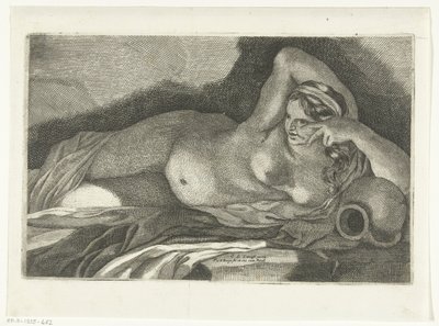 Femme nue allongée - Pieter van den Berge