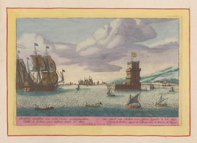 Tour de Belém dans le fleuve Tage - Pieter van den Berge