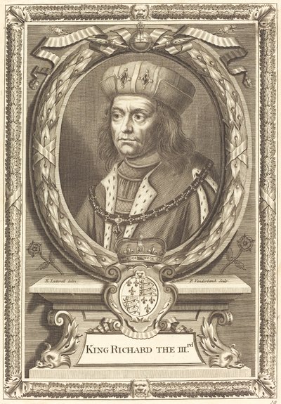 Roi Richard III - Pieter van der Banck after Edward Lutterell