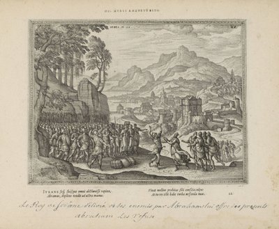 Abraham et le roi de Sodome (Ancien Testament) (série) - Pieter van der Borcht (I)