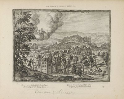 Dieu apparaît à Abraham - Pieter van der Borcht (I)