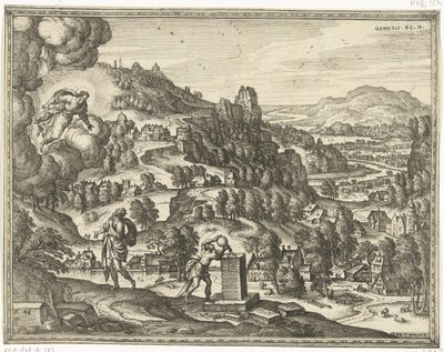 Dieu bénit Jacob et le nomme Israël - Pieter van der Borcht (I)