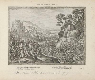 Loth emmené hors de Sodome - Pieter van der Borcht (I)