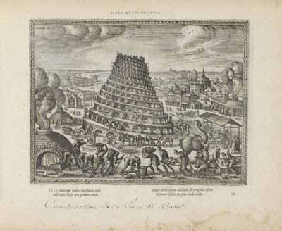 Tour de Babel (Ancien Testament) (série) - Pieter van der Borcht (I)