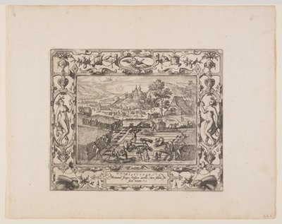 Août, extrait de Les douze mois - Pieter van der Borcht