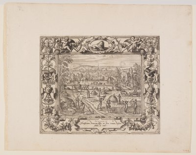 Juillet, extrait de Les douze mois - Pieter van der Borcht