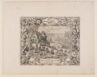 Juin, tiré des Douze Mois - Pieter van der Borcht