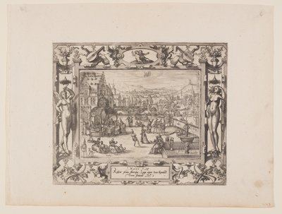 Mai, tiré des Douze Mois - Pieter van der Borcht