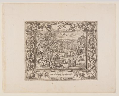 Novembre, tiré des Douze Mois - Pieter van der Borcht