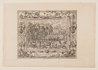 Octobre, tiré des Douze Mois - Pieter van der Borcht