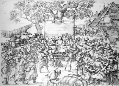 Le festin de mariage, 1560 - Pieter van der Borcht