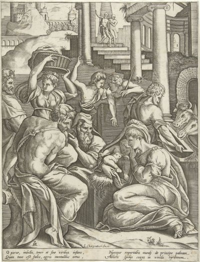 Adoration des bergers - Pieter van der Heyden