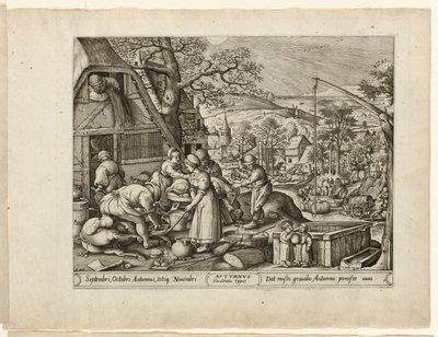 Automne, des Quatre Saisons - Pieter van der Heyden