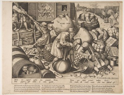 Everyman, vers 1558 - Pieter van der Heyden