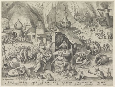 Avarice (De zeven hoofdzonden) - Pieter van der Heyden