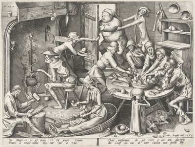 Cuisine maigre (Cuisine maigre et cuisine grasse) - Pieter van der Heyden