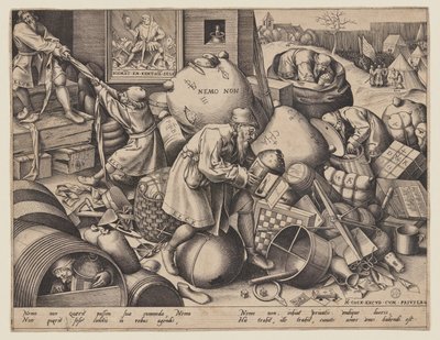 "Nemo Non" (Chaque homme cherche son propre profit) - Pieter van der Heyden